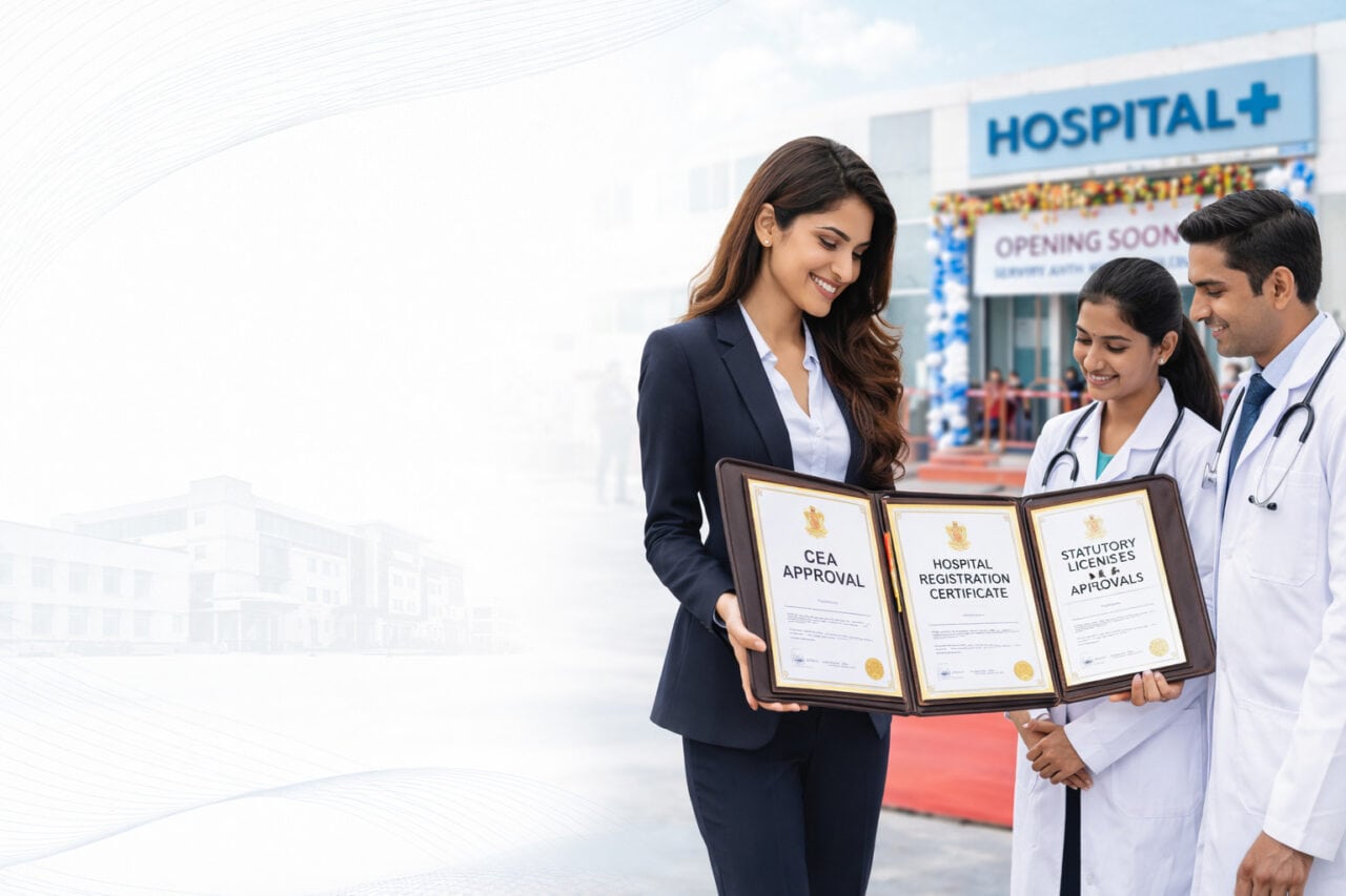 Hospital licensing and statutory approval support for healthcare facility registration and regulatory compliance