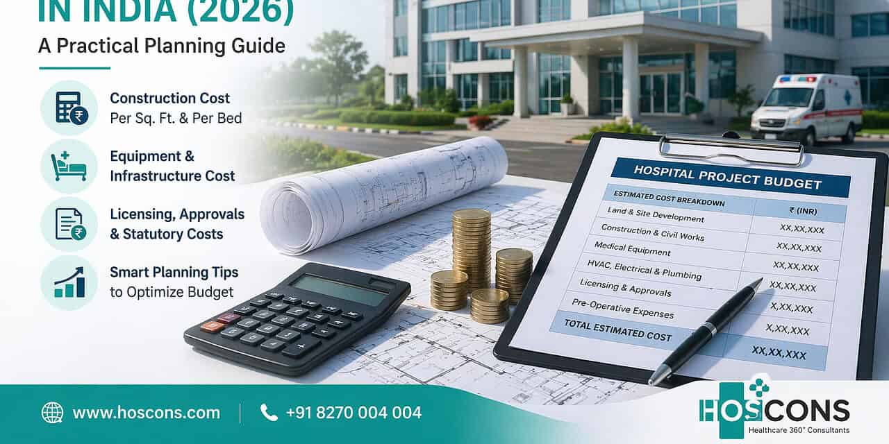 Hospital Setup Cost in India (2026): A Practical Planning Guide