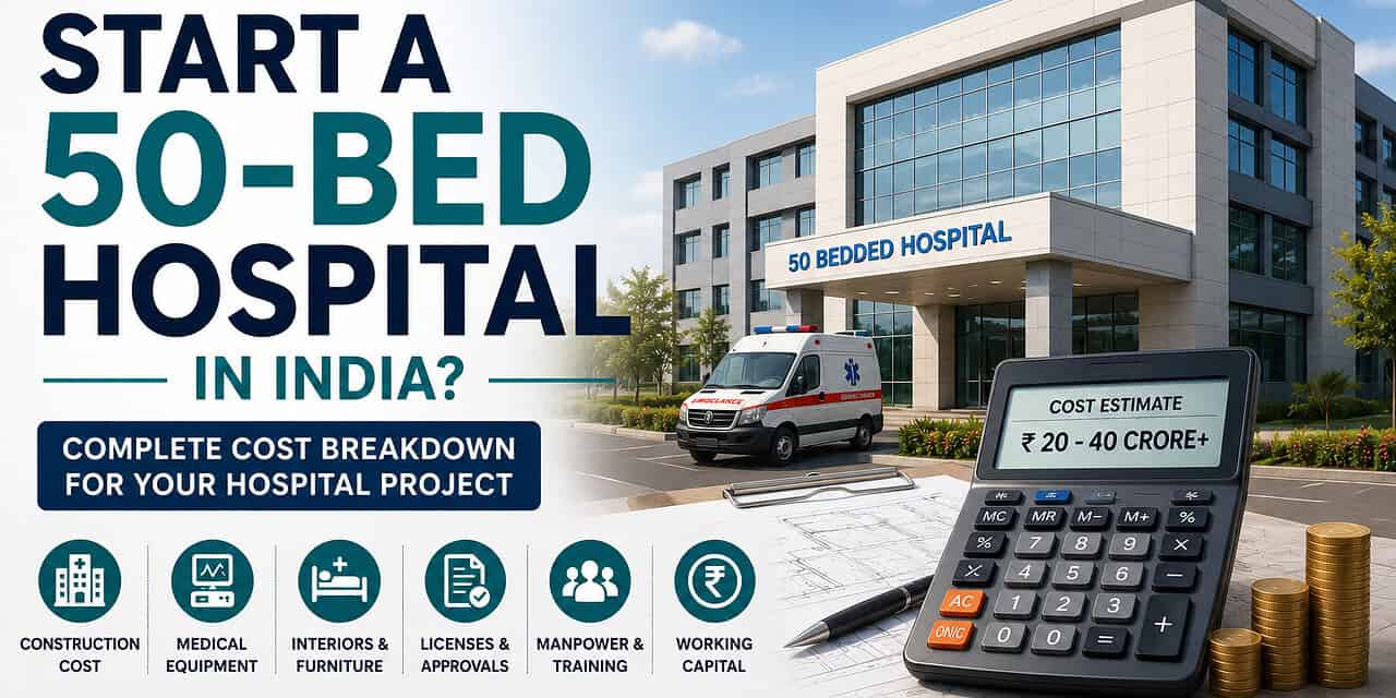 How Much Does It Cost to Start a 50-Bed Hospital in India?