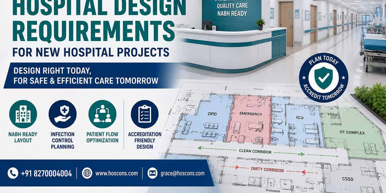 NABH Hospital Design Requirements for New Hospital Projects
