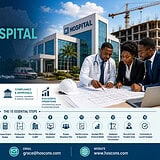 How to start a hospital in Africa with hospital planning, construction, equipment, manpower, approvals and commissioning