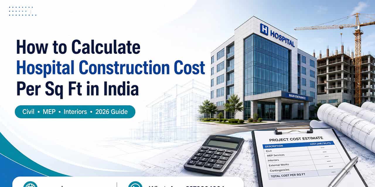 How to Calculate Hospital Construction Cost Per Sq Ft in India: 2026 Guide